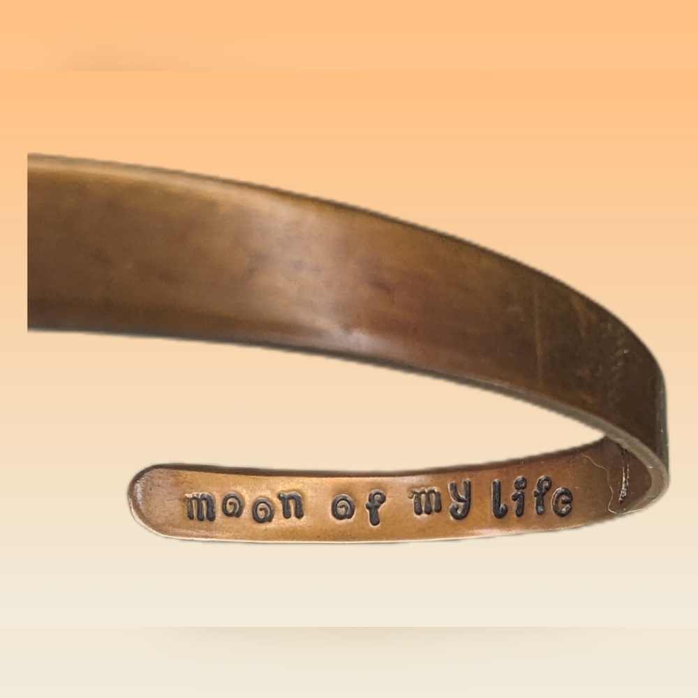 Khaleesi Moon of my life 🌙 copper bracelet